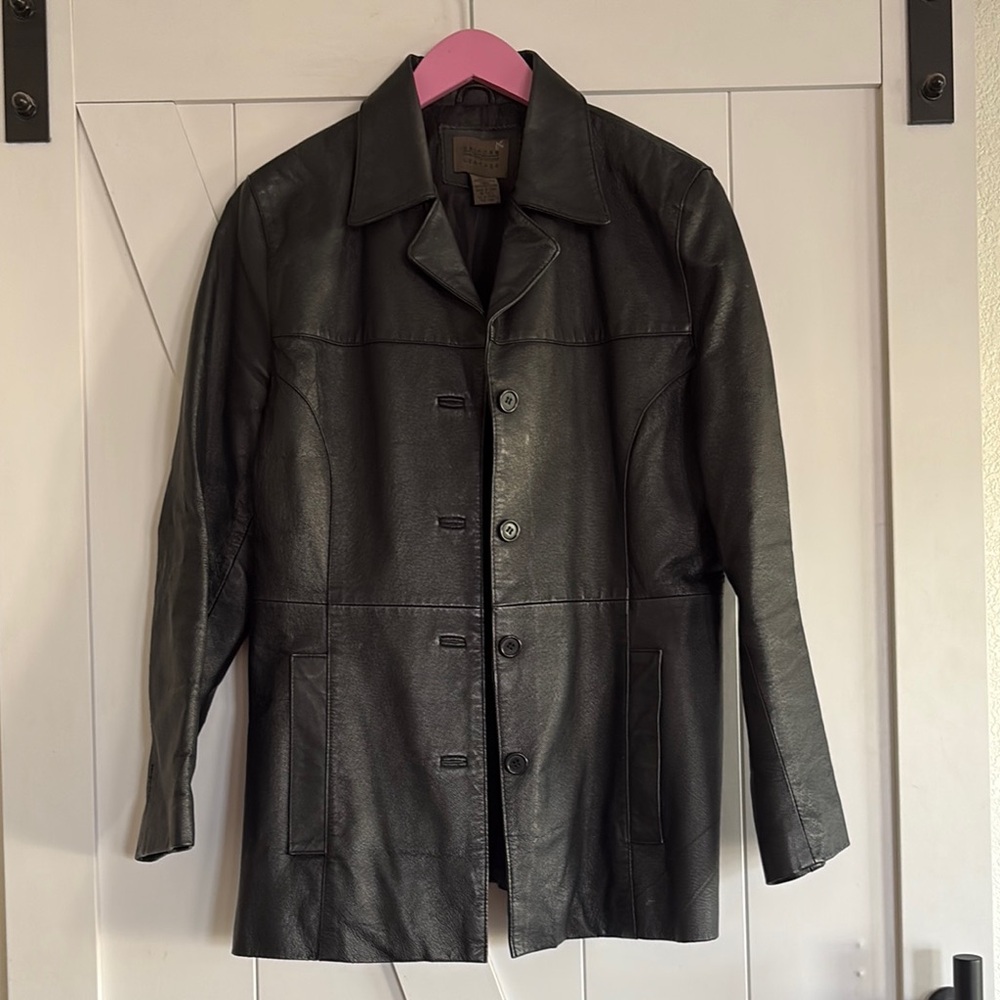 JohnPaulRichard Black Leather Jacket